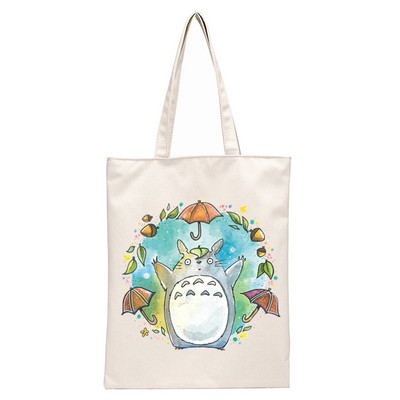 Torba za višekratnu kupnju bez lica bezličnog ispisa Ženske platnene velike torbe Eko torba s printom Torbe za kupnju na rame