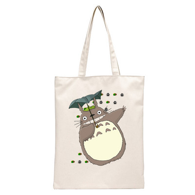 Torba za višekratnu kupnju bez lica bezličnog ispisa Ženske platnene velike torbe Eko torba s printom Torbe za kupnju na rame