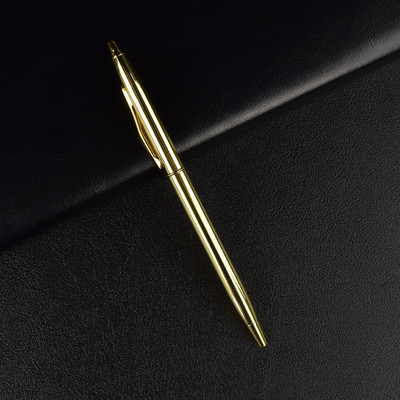 Luksuzne prilagođene kemijske olovke s logotipom Metalna zlatna srebrna gel olovka Školski i uredski materijal Pokloni Reklamna olovka Gravirana imena