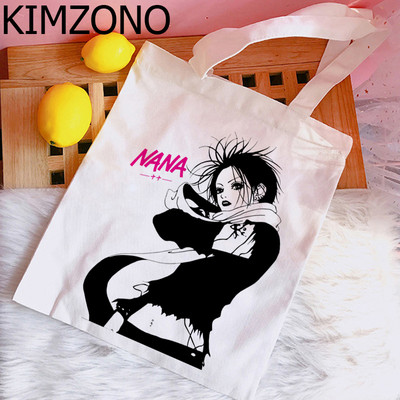 Nana Anime τσάντα αγορών shopper bolso καμβά tote τσάντα γιούτας τσάντα χεριού τσάντα bolsas ecologicas sacola υφαντό υφασμάτινο σακόλα