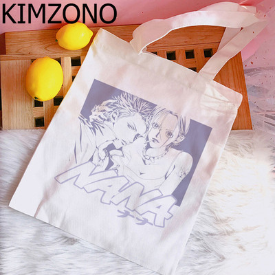 Nana Anime geantă de cumpărături pentru cumpărători, bolso de pânză, geantă de iută