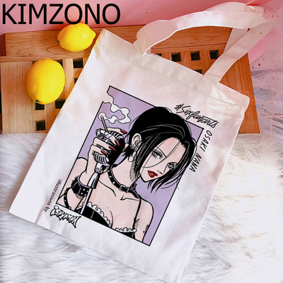 Nana Anime geantă de cumpărături pentru cumpărători, bolso de pânză, geantă de iută