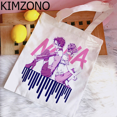 Nana Anime geantă de cumpărături pentru cumpărători, bolso de pânză, geantă de iută
