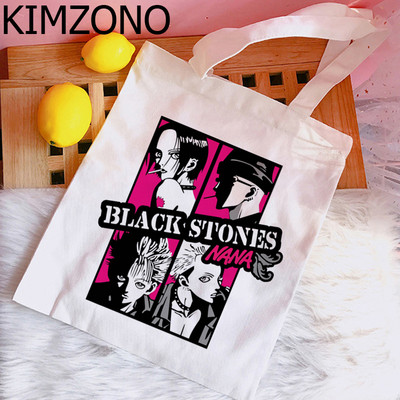 Nana Anime geantă de cumpărături pentru cumpărători, bolso de pânză, geantă de iută