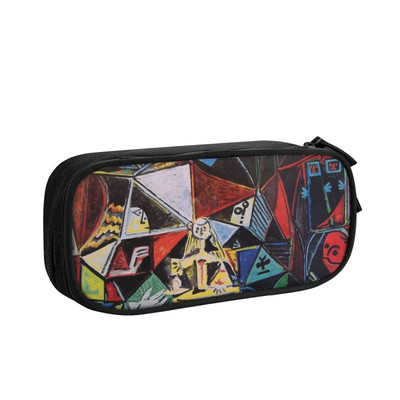 Κορεάτικες μολυβοθήκες Pablo Picasso Guernica για αγόρια Gilrs Προσαρμοσμένα έργα τέχνης Σχολική τσάντα στυλό κουτί μεγάλης χωρητικότητας