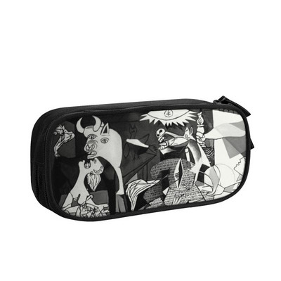Κορεάτικες μολυβοθήκες Pablo Picasso Guernica για αγόρια Gilrs Προσαρμοσμένα έργα τέχνης Σχολική τσάντα στυλό κουτί μεγάλης χωρητικότητας