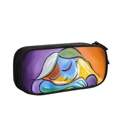 Κορεάτικες μολυβοθήκες Pablo Picasso Guernica για αγόρια Gilrs Προσαρμοσμένα έργα τέχνης Σχολική τσάντα στυλό κουτί μεγάλης χωρητικότητας