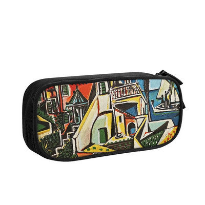 Κορεάτικες μολυβοθήκες Pablo Picasso Guernica για αγόρια Gilrs Προσαρμοσμένα έργα τέχνης Σχολική τσάντα στυλό κουτί μεγάλης χωρητικότητας