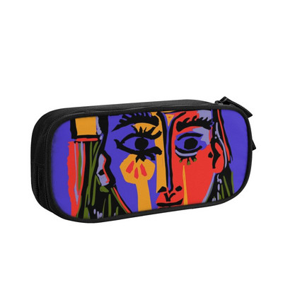 Κορεάτικες μολυβοθήκες Pablo Picasso Guernica για αγόρια Gilrs Προσαρμοσμένα έργα τέχνης Σχολική τσάντα στυλό κουτί μεγάλης χωρητικότητας