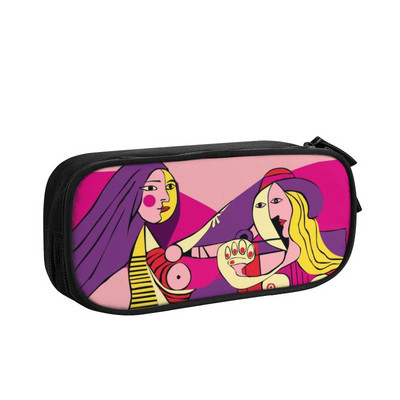 Κορεάτικες μολυβοθήκες Pablo Picasso Guernica για αγόρια Gilrs Προσαρμοσμένα έργα τέχνης Σχολική τσάντα στυλό κουτί μεγάλης χωρητικότητας