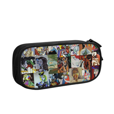 Κορεάτικες μολυβοθήκες Pablo Picasso Guernica για αγόρια Gilrs Προσαρμοσμένα έργα τέχνης Σχολική τσάντα στυλό κουτί μεγάλης χωρητικότητας