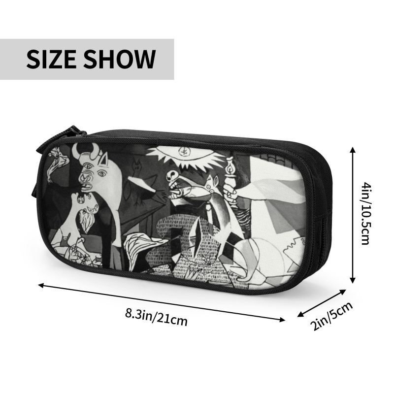 Κορεάτικες μολυβοθήκες Pablo Picasso Guernica για αγόρια Gilrs Προσαρμοσμένα έργα τέχνης Σχολική τσάντα στυλό κουτί μεγάλης χωρητικότητας