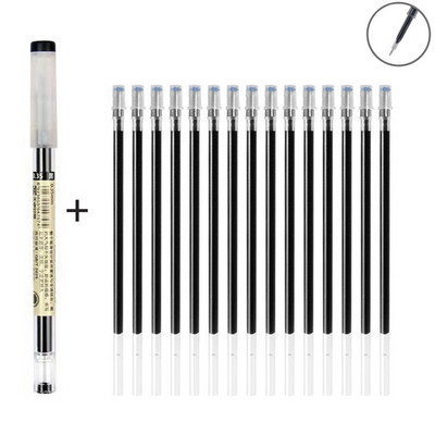 0,35 stilou cu cerneală gel negru albastru roșu pix cu bilă extra-fin tijă ac stil japonez uscare rapidă pentru papetărie școlară de birou