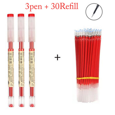 0,35 stilou cu cerneală gel negru albastru roșu pix cu bilă extra-fin tijă ac stil japonez uscare rapidă pentru papetărie școlară de birou