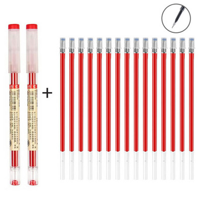 0,35 stilou cu cerneală gel negru albastru roșu pix cu bilă extra-fin tijă ac stil japonez uscare rapidă pentru papetărie școlară de birou
