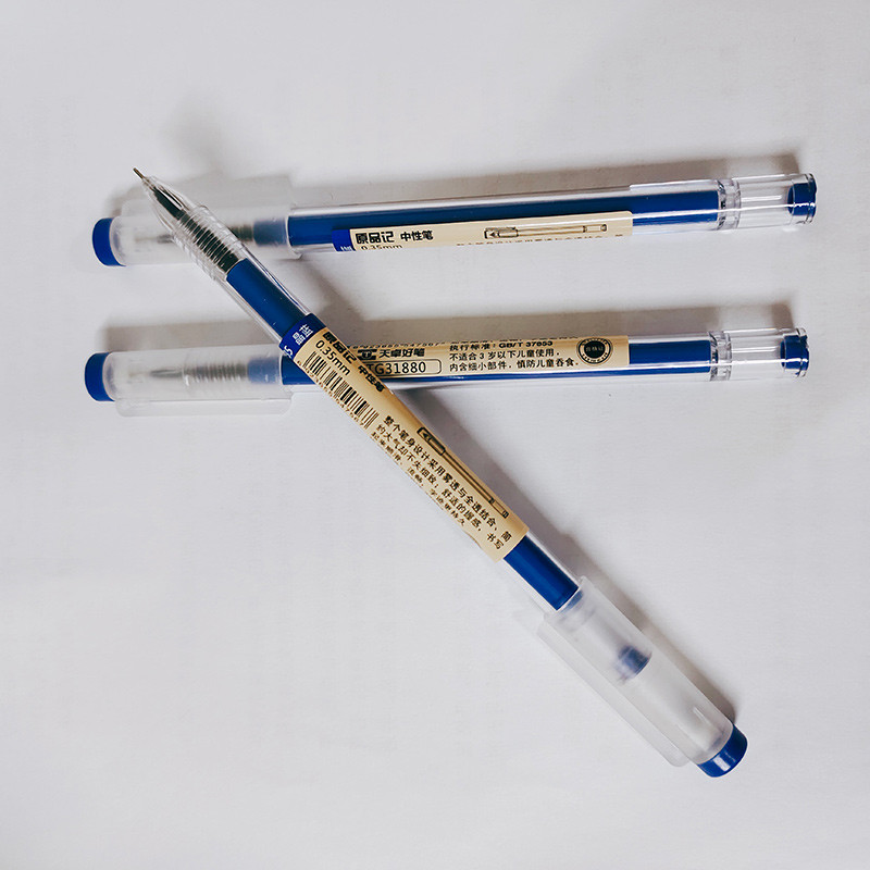 0,35 stilou cu cerneală gel negru albastru roșu pix cu bilă extra-fin tijă ac stil japonez uscare rapidă pentru papetărie școlară de birou