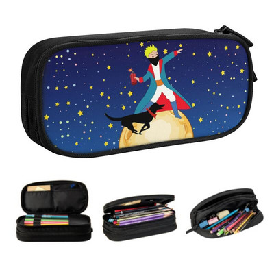 Сладки калъфи за молив Малкият принц за момчета Момичета Френска приказка Le Petit Prince Чанта за химикалки с голям капацитет Ученически пособия