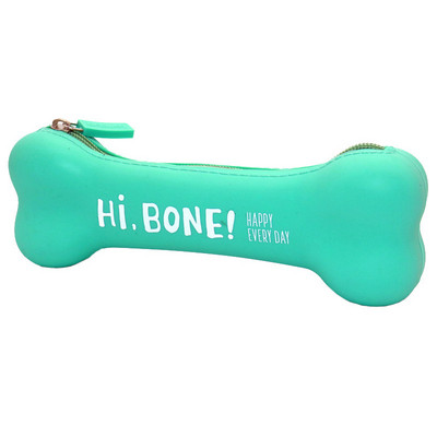 1 db robbanásszerű modellek cukorka színek csont alakú szilikagél ceruza kreatív ceruzadoboz diák tolltartó Aranyos iskolai kellékek