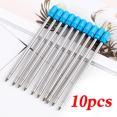 10PCS 70MM Crystal Pen Punjenje Kratko Punjenje 7CM Plavo Crna Metalna Pen Kemijska Pen Punjenje Školski pribor Uredski pribor
