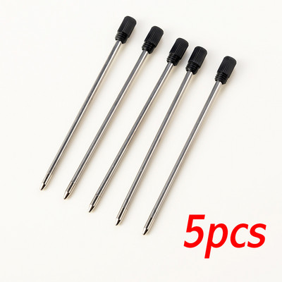 10PCS 70MM Crystal Pen Punjenje Kratko Punjenje 7CM Plavo Crna Metalna Pen Kemijska Pen Punjenje Školski pribor Uredski pribor