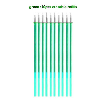 Haile Kawaii set tinte u boji Set izbrisljivih olovki s perivom drškom Kemijske olovke za ured Školski pribor Pismeni ispit Rezervni pribor