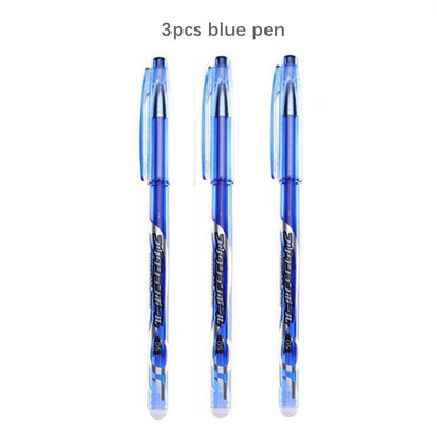 Haile Kawaii set tinte u boji Set izbrisljivih olovki s perivom drškom Kemijske olovke za ured Školski pribor Pismeni ispit Rezervni pribor