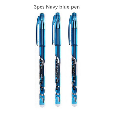 Haile Kawaii set tinte u boji Set izbrisljivih olovki s perivom drškom Kemijske olovke za ured Školski pribor Pismeni ispit Rezervni pribor