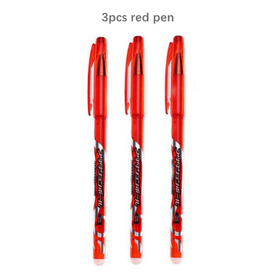 Haile Kawaii set tinte u boji Set izbrisljivih olovki s perivom drškom Kemijske olovke za ured Školski pribor Pismeni ispit Rezervni pribor