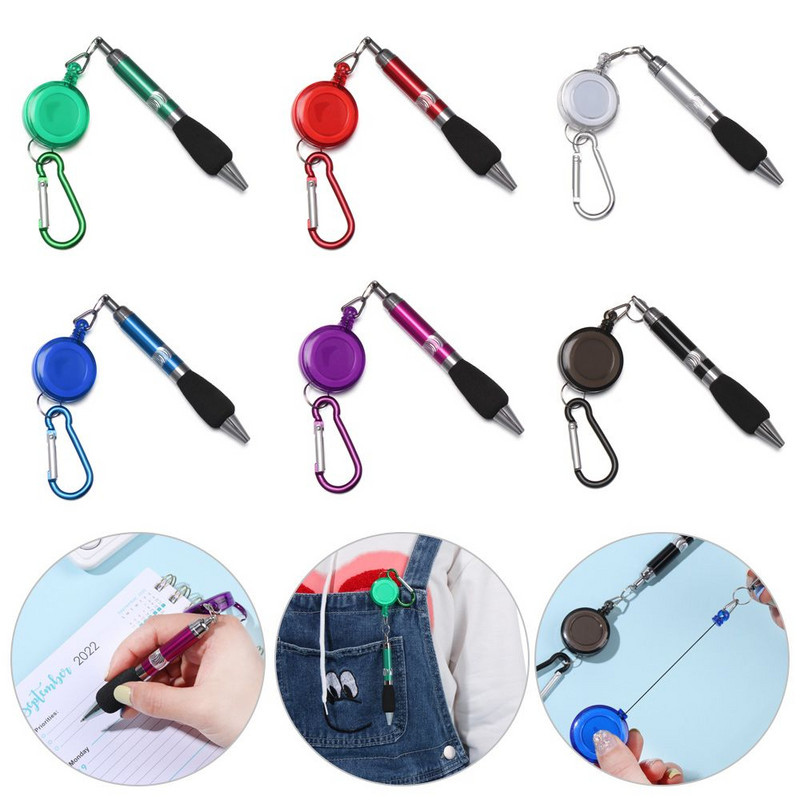 Prsten s kopčom Uzica za pisma Privjesak za ključeve na uvlačenje Kemijska olovka Neutralna olovka Kopča za lako povlačenje Alat za pisanje