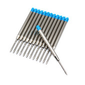 10–30 gab. vairumtirdzniecības lodīšu pildspalvas uzpilde gluda, smalka 0,7 mm vidēja pildījuma daļas bērniem studentiem Skolas biroja rakstīšanas rīki