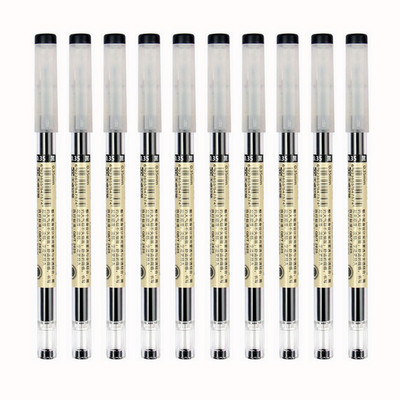 Gēla pildspalva 0,35 MM melna/zila/sarkana tintes uzpildes caurspīdīgs stienis roktura marķieru pildspalvām Skolas biroja parakstu rakstīšanai stacionāra