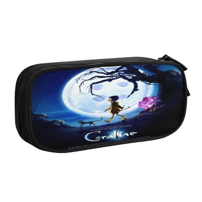 Slatke pernice za horor filmove za Noć vještica Coraline za djevojčice i dječake, torba za olovke velikog kapaciteta, školski pribor