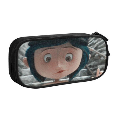 Slatke pernice za horor filmove za Noć vještica Coraline za djevojčice i dječake, torba za olovke velikog kapaciteta, školski pribor