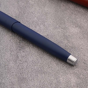 2022 Quality 406 Metal Rollerball Pen Frosted Blue Stationery Σχολικά προμήθειες γραφείου Signature μελάνι στυλό Νέο δώρο