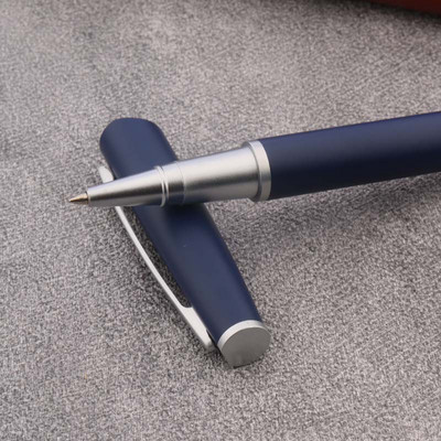 2022 de calitate 406 pix cu role din metal albastru matuit Papetarie Rechizite scolare de birou Pix cu cerneala semnatura cadou nou