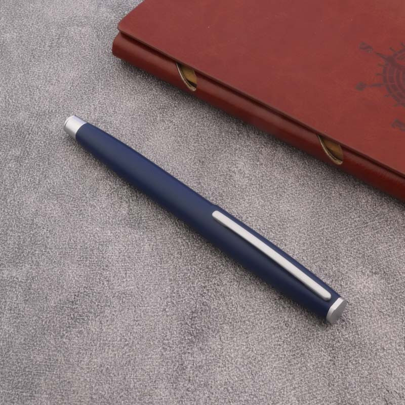 2022 de calitate 406 pix cu role din metal albastru matuit Papetarie Rechizite scolare de birou Pix cu cerneala semnatura cadou nou