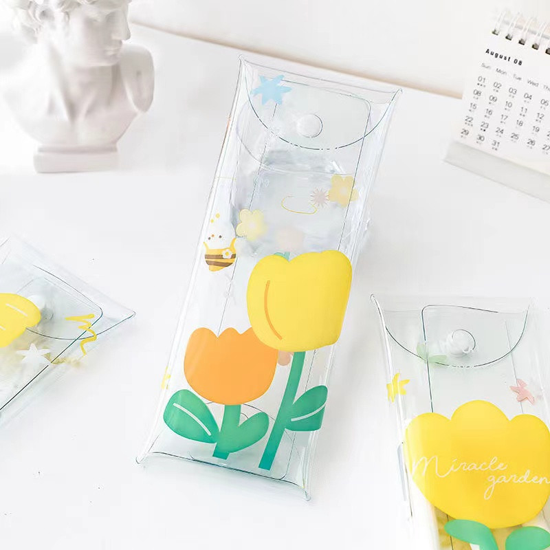 ŽUTA KOLEKCIJA Pernica Mekana slatka torba za olovke Crtani medvjed Kawaii Studentski pribor Školski pribor Torba za pohranu velikog kapaciteta