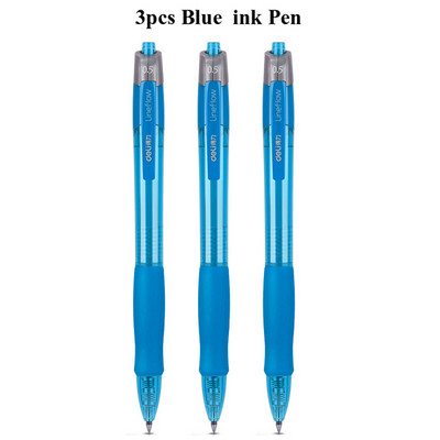 Deli gel olovke na uvlačenje, 0,5 mm Extra Fine Point Bullet Blue Refills, glatko pisanje, brzo sušenje, školski uredski poslovni pribor