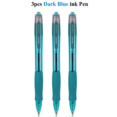 Deli gel olovke na uvlačenje, 0,5 mm Extra Fine Point Bullet Blue Refills, glatko pisanje, brzo sušenje, školski uredski poslovni pribor