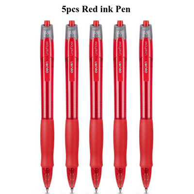 Deli gel olovke na uvlačenje, 0,5 mm Extra Fine Point Bullet Blue Refills, glatko pisanje, brzo sušenje, školski uredski poslovni pribor