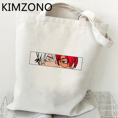 My Hero Academia torba za kupovinu tote shopper višekratna ručna torba jutena torba bolso torba boodschappentas tkanina tote tkanina sacolas