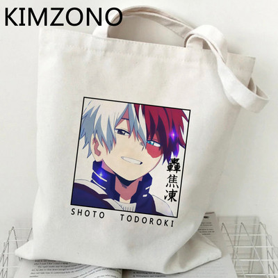 My Hero Academia torba za kupovinu tote shopper višekratna ručna torba jutena torba bolso torba boodschappentas tkanina tote tkanina sacolas