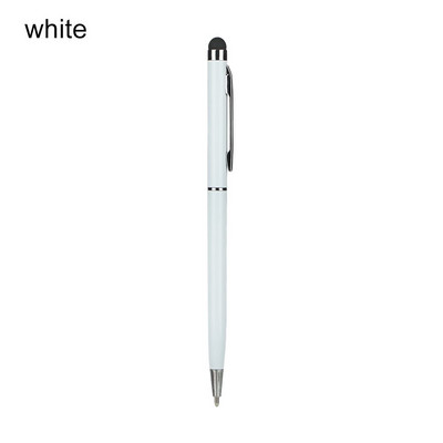 1 vnt. 0,7 mm juodas dvejopo naudojimo rašiklis „Stylus Touch Capacitive Pen“ mobilusis telefonas universalus jutiklinio ekrano rašiklis, skirtas „iPhone iPad“ rutuliniam rašikliui