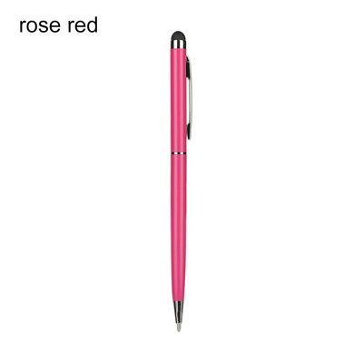 1 vnt. 0,7 mm juodas dvejopo naudojimo rašiklis „Stylus Touch Capacitive Pen“ mobilusis telefonas universalus jutiklinio ekrano rašiklis, skirtas „iPhone iPad“ rutuliniam rašikliui