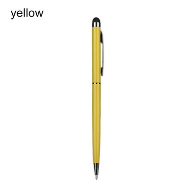 1 vnt. 0,7 mm juodas dvejopo naudojimo rašiklis „Stylus Touch Capacitive Pen“ mobilusis telefonas universalus jutiklinio ekrano rašiklis, skirtas „iPhone iPad“ rutuliniam rašikliui