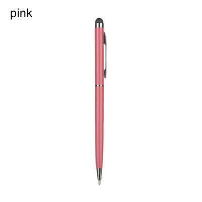 1 vnt. 0,7 mm juodas dvejopo naudojimo rašiklis „Stylus Touch Capacitive Pen“ mobilusis telefonas universalus jutiklinio ekrano rašiklis, skirtas „iPhone iPad“ rutuliniam rašikliui