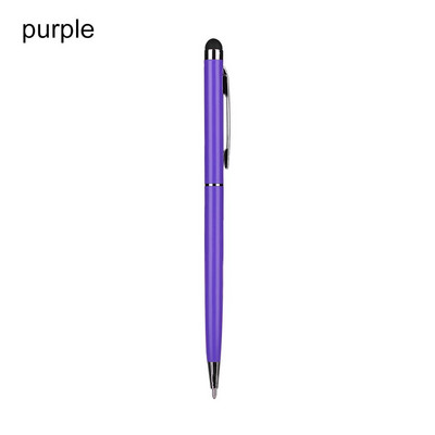 1 vnt. 0,7 mm juodas dvejopo naudojimo rašiklis „Stylus Touch Capacitive Pen“ mobilusis telefonas universalus jutiklinio ekrano rašiklis, skirtas „iPhone iPad“ rutuliniam rašikliui