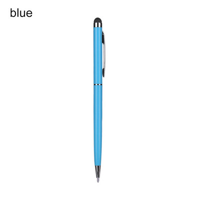 1 vnt. 0,7 mm juodas dvejopo naudojimo rašiklis „Stylus Touch Capacitive Pen“ mobilusis telefonas universalus jutiklinio ekrano rašiklis, skirtas „iPhone iPad“ rutuliniam rašikliui