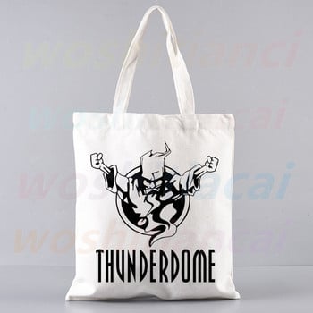 Thunderdome Shopping Bag Bolsas De Tela Grocery Shopper Wizard Hardcore Shopping Τσάντα από γιούτα Βαμβακερή τσάντα γιούτα Sacola Reciclaje