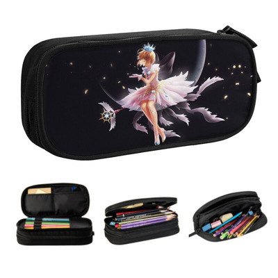Cardcaptor Sakura Kawaii Pencils Boys Gilrs Big Capacity Comic Girl Sakura Kinomoto Pencil Pouch Ученици Канцеларски материали